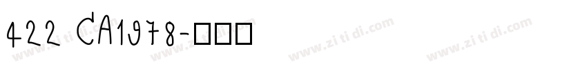 422 CA1978字体转换